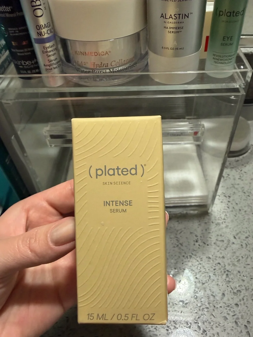 Plated intense serum- plated skin science